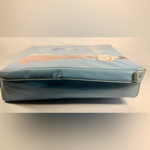Barbie Doll Case Blue Vintage Ponytail Very Used Case Rip And Dirty Inside - Picture 5 of 12